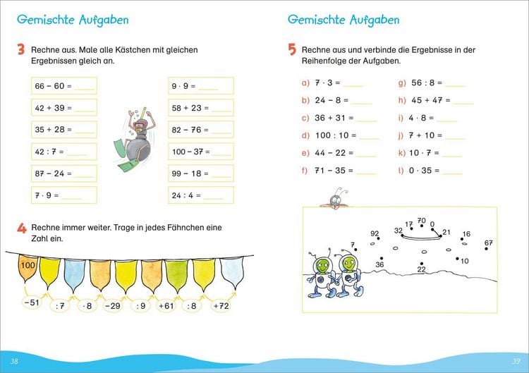 Produktbild: Fit f&uuml;rs Rechnen bis 100 2. Klasse. Mein &Uuml;bungsheft