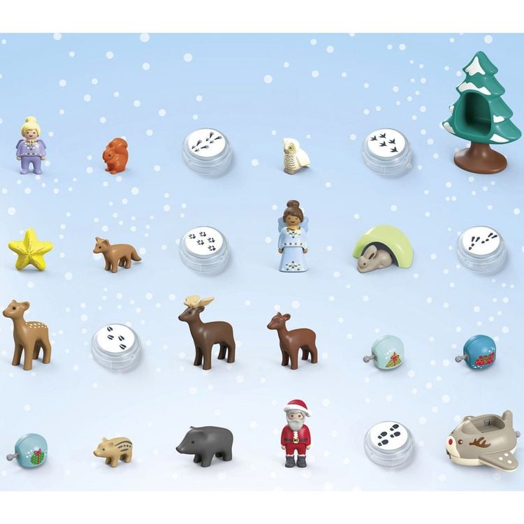Produktbild: 70297 1.2.3: Adventskalender Schneeweihnacht