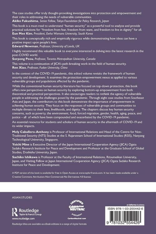 Produktbild: Human Security and Empowerment in Asia