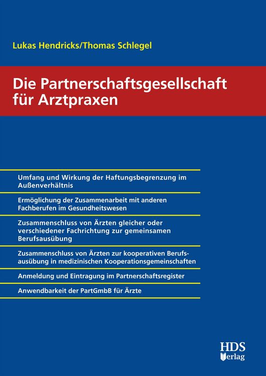 Produktbild: Die Partnerschaftsgesellschaft f&uuml;r Arztpraxen
