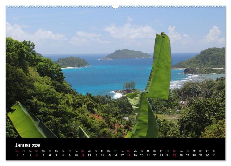 Produktbild: Seychellen (Wandkalender 2026 DIN A2 quer), CALVENDO Monatskalender