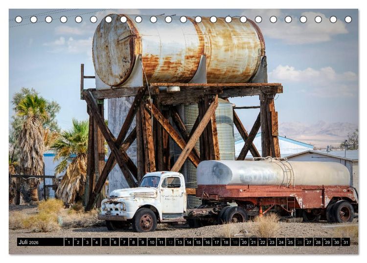 Produktbild: Go west Route 66 (Tischkalender 2026 DIN A5 quer), CALVENDO Monatskalender