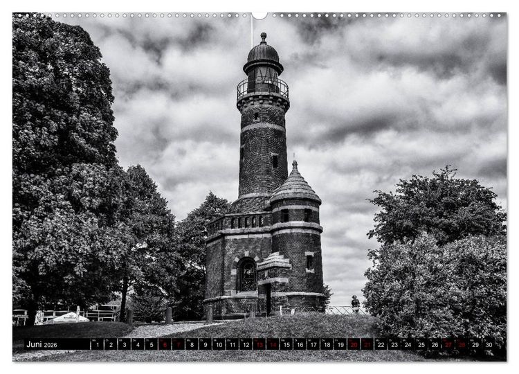 Produktbild: Ein Blick auf Kiel (Wandkalender 2026 DIN A2 quer), CALVENDO Monatskalender