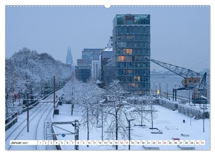 Produktbild: Urbane Impressionen: Domstadt K&ouml;ln - Lebensgef&uuml;hl am Rhein (Wandkalender 2027 DIN A2 quer), CALVENDO Monatskalender