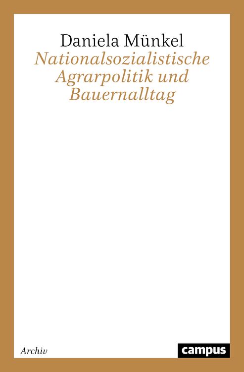 Produktbild: Nationalsozialistische Agrarpolitik und Bauernalltag