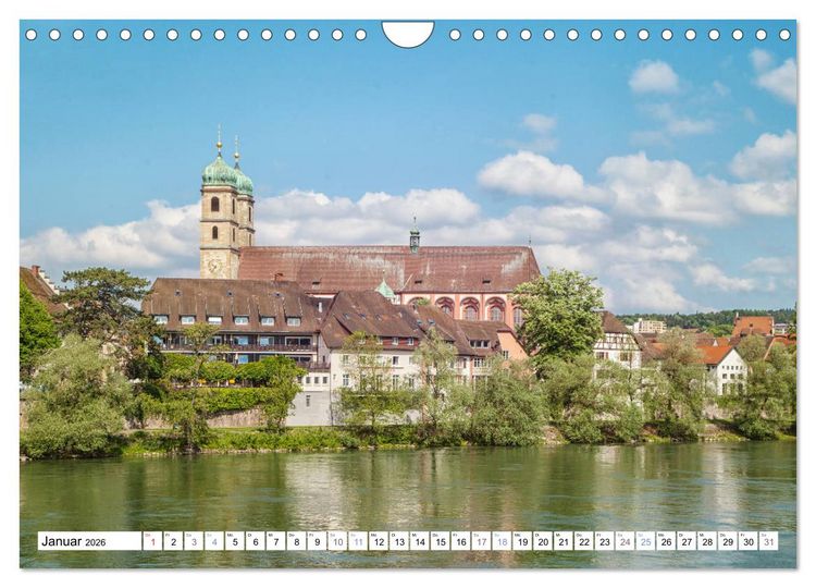 Produktbild: Bad S&auml;ckingen - St&auml;dtle am Hochrhein (Wandkalender 2026 DIN A4 quer), CALVENDO Monatskalender