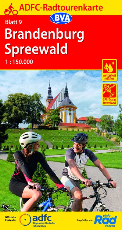 Bild vom Artikel ADFC-Radtourenkarte 9 Brandenburg Spreewald 1:150.000, reiß- und wetterfest, E-Bike geeignet, GPS-Tracks Download vom Autor Allgemeiner Deutscher Fahrrad-Club e.V. (ADFC)