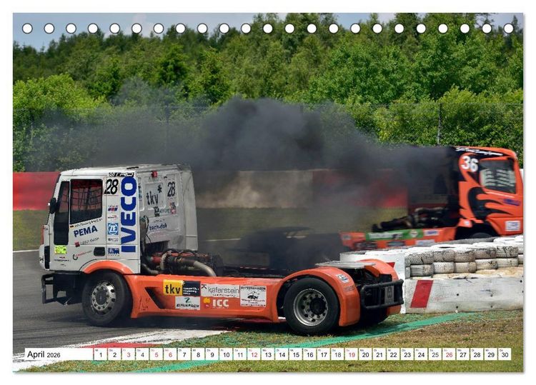 Produktbild: Motorsport am N&uuml;rburgring (Tischkalender 2026 DIN A5 quer), CALVENDO Monatskalender