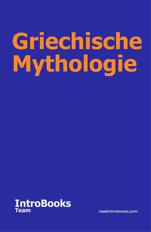 Produktbild: Griechische Mythologie