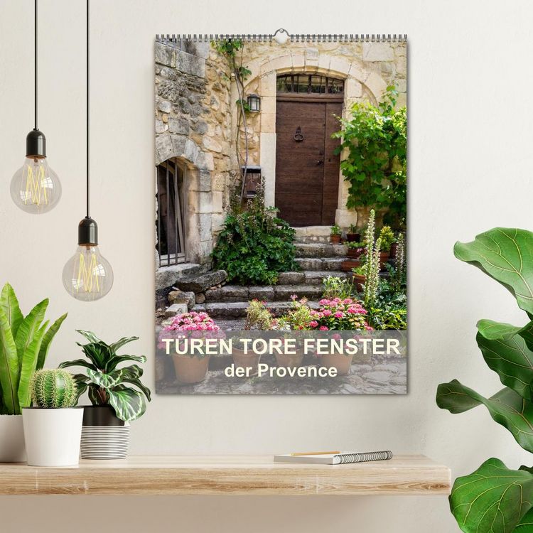 Produktbild: T&uuml;ren, Tore, Fenster der Provence (Wandkalender 2026 DIN A2 hoch), CALVENDO Monatskalender