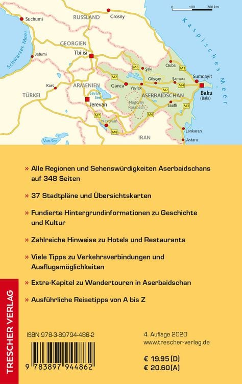 Produktbild: TRESCHER Reisef&uuml;hrer Aserbaidschan