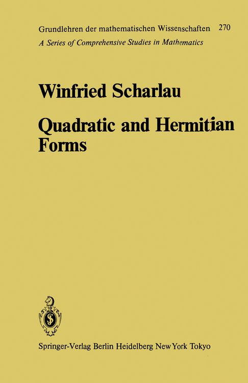 Produktbild: Quadratic and Hermitian Forms