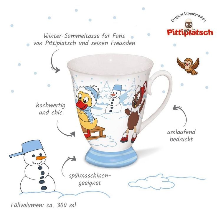 Produktbild: Tr&ouml;tsch Pittiplatsch Sammeltasse Winter
