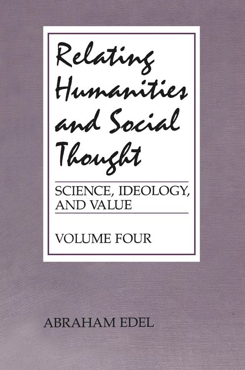 Produktbild: Relating Humanities and Social Thought