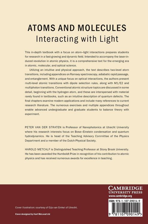 Produktbild: Atoms and Molecules Interacting with Light