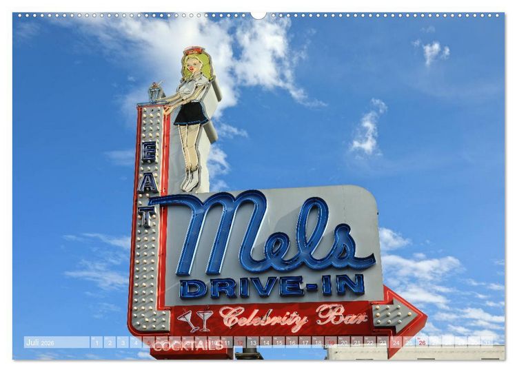 Produktbild: American Diner - es gibt sie noch (Wandkalender 2026 DIN A2 quer), CALVENDO Monatskalender