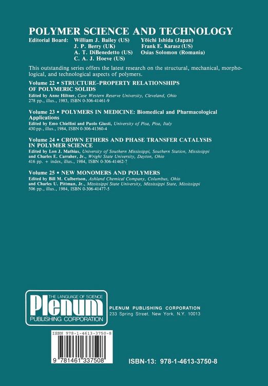 Produktbild: Modification of Polymers