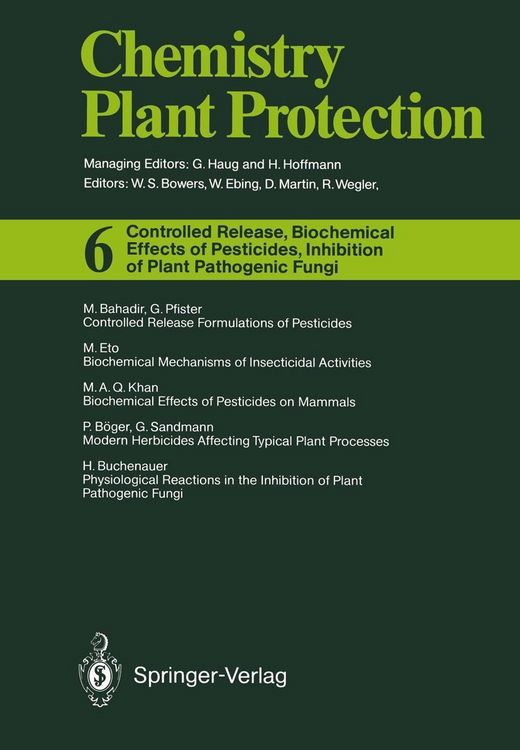 Produktbild: Controlled Release, Biochemical Effects of Pesticides, Inhibition of Plant Pathogenic Fungi