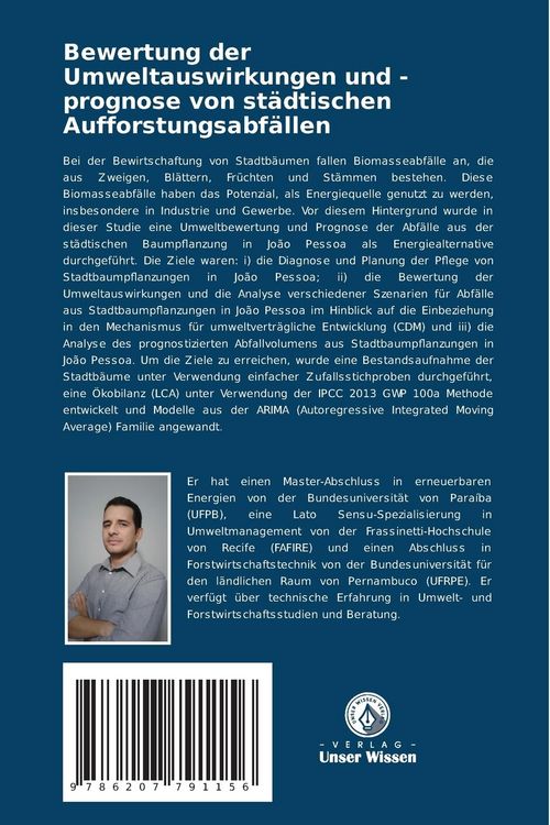 Produktbild: Bewertung der Umweltauswirkungen und -prognose von st&auml;dtischen Aufforstungsabf&auml;llen