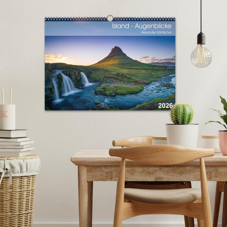 Produktbild: Island - Augenblicke 2026 (Wandkalender 2026 DIN A3 quer), CALVENDO Monatskalender