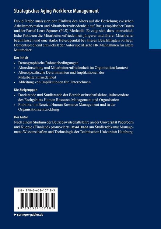 Produktbild: Strategisches Aging Workforce Management