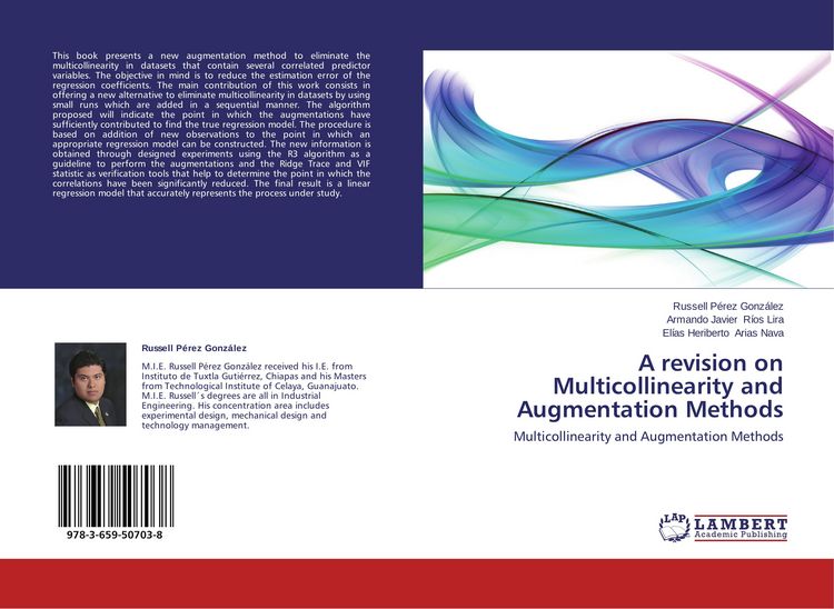 Produktbild: A revision on Multicollinearity and Augmentation Methods