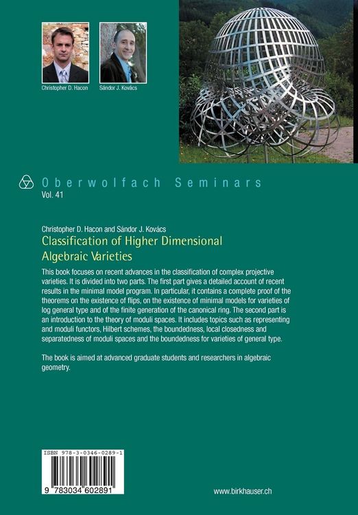 Produktbild: Classification of Higher Dimensional Algebraic Varieties