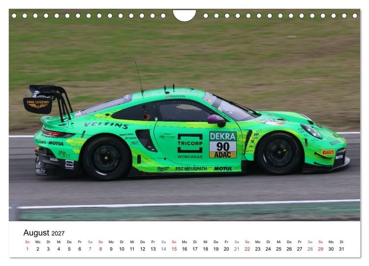 Produktbild: Motorsport aus Zuffenhausen (Wandkalender 2027 DIN A4 quer), CALVENDO Monatskalender