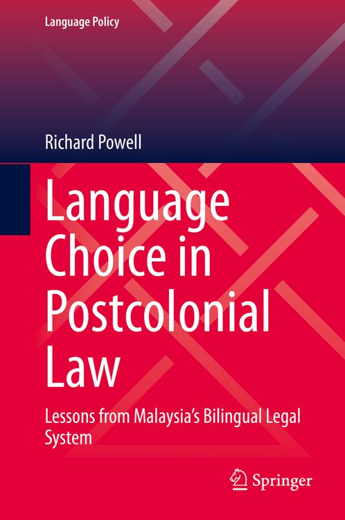 Produktbild: Language Choice in Postcolonial Law