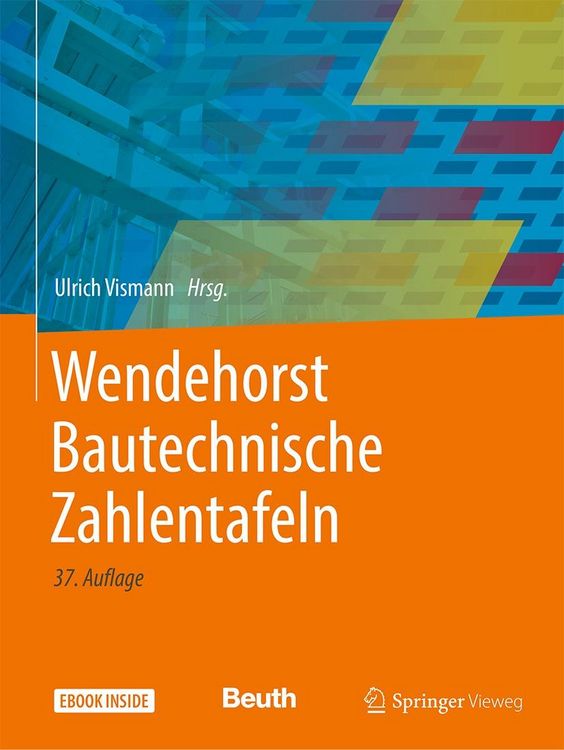 Produktbild: Wendehorst Bautechnische Zahlentafeln