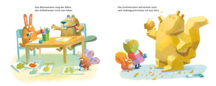 Produktbild: Der kleine Biber buchstabiert: Wir sind alle talenTIERt!