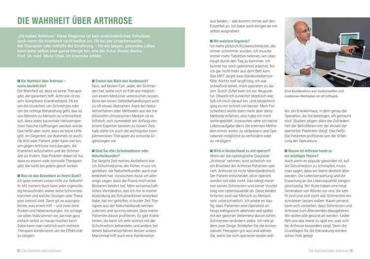 Produktbild: Die Wahrheit &uuml;ber Arthrose