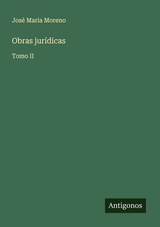 Produktbild: Obras jur&iacute;dicas