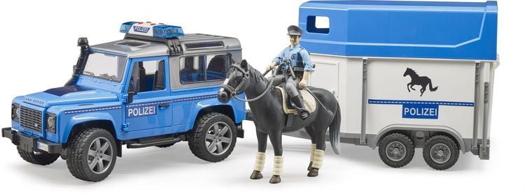 Produktbild: Bruder 02588 Land Rover Defender Polizeifahrzeug