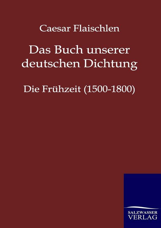 Produktbild: Das Buch unserer deutschen Dichtung