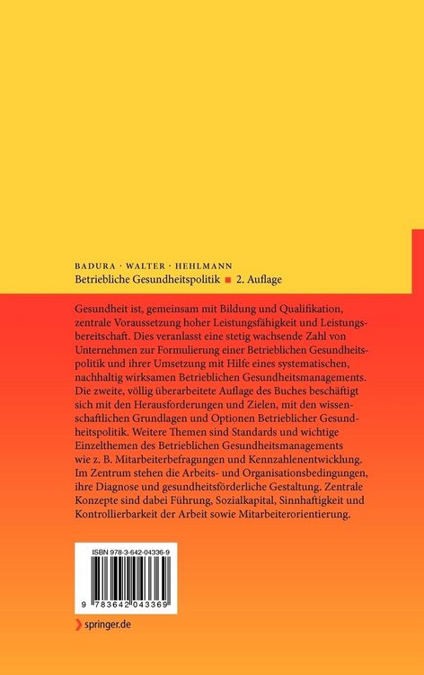 Produktbild: Betriebliche Gesundheitspolitik