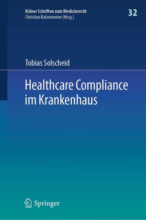 Produktbild: Healthcare Compliance im Krankenhaus