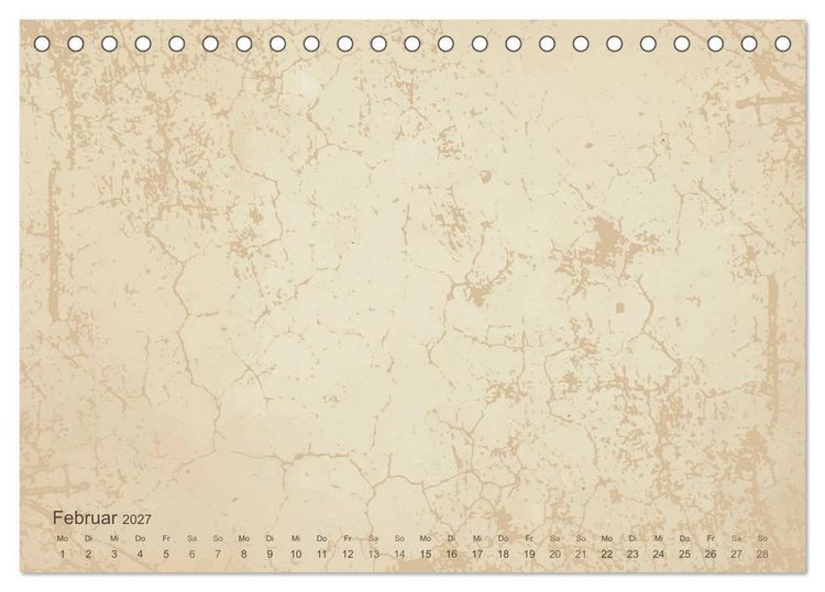 Produktbild: Vintage DIY Bastel-Kalender - Zum Selbstgestalten (Tischkalender 2027 DIN A5 quer), CALVENDO Monatskalender