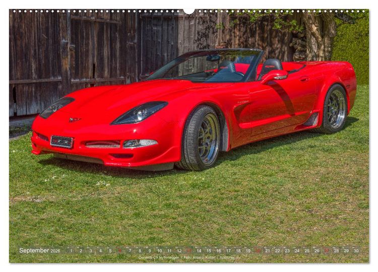 Produktbild: Corvette - Die US Ikone 2026 (Wandkalender 2026 DIN A2 quer), CALVENDO Monatskalender