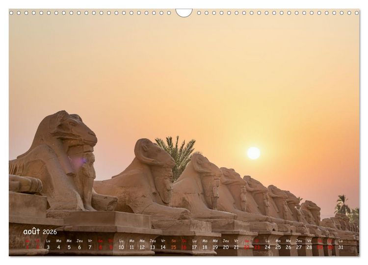 Produktbild: &Eacute;gypte, sur les rives du Nil (Calendrier mural 2026 DIN A3 vertical), CALVENDO calendrier mensuel