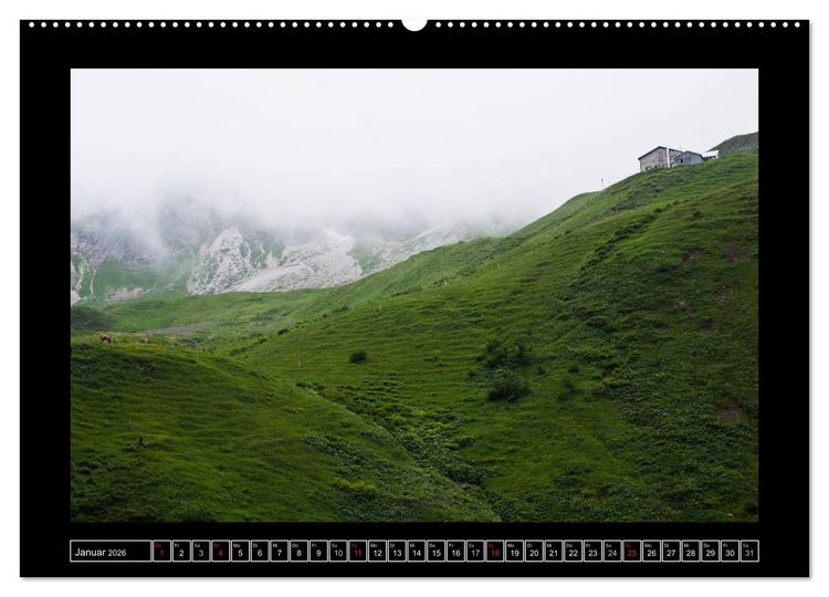 Produktbild: SEH(N)SUCHT ALPEN&Uuml;BERQUERUNG (hochwertiger Premium Wandkalender 2026 DIN A2 quer), Kunstdruck in Hochglanz