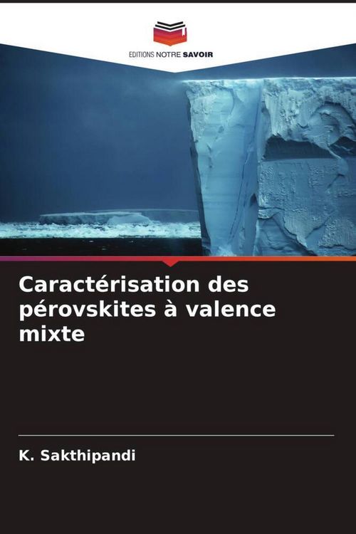Produktbild: Caract&eacute;risation des p&eacute;rovskites &agrave; valence mixte