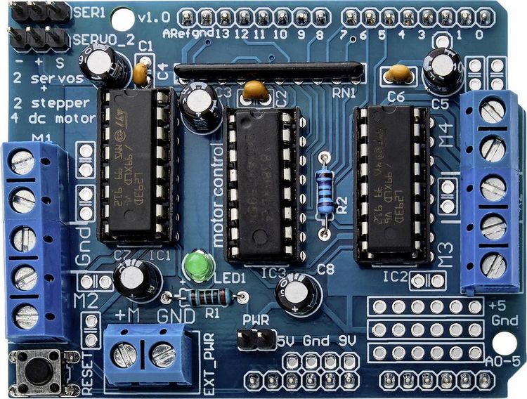 Produktbild: TRU COMPONENTS TC-9072484 Motortreiber 1 St. Passend f&uuml;r (Entwicklungskits): Arduino
