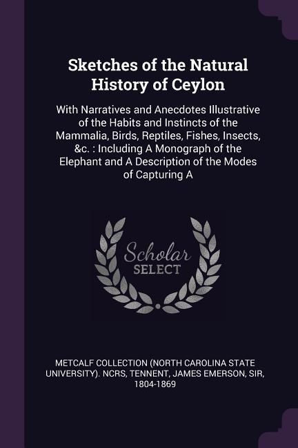 Produktbild: Sketches of the Natural History of Ceylon