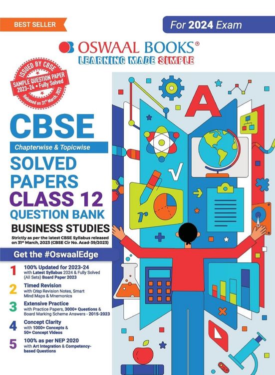 Produktbild: Oswaal CBSE Class 12 Business Studies Question Bank 2023-24 Book