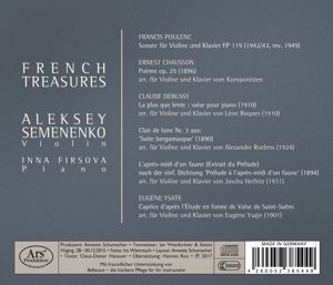 Produktbild: French Treasures-Werke f&uuml;r Violine & Klavier