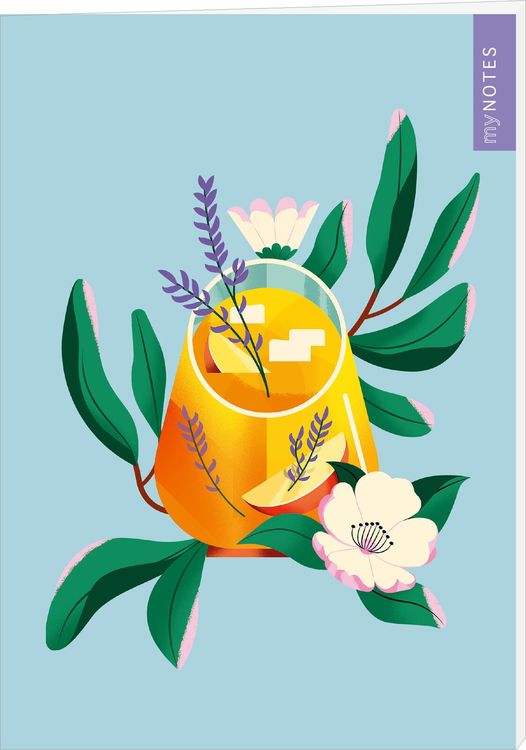 Produktbild: MyNOTES Papeterie: Notizheft Farben des Sommers &ndash; Limonade