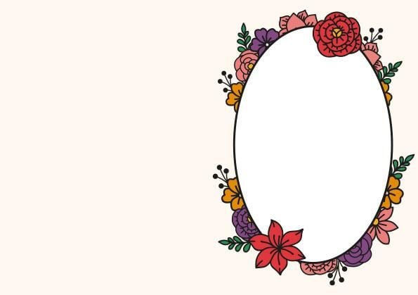 Produktbild: Design Paper Frida Kahlo DIN A5. Mit Falz f&uuml;r Klappkarten