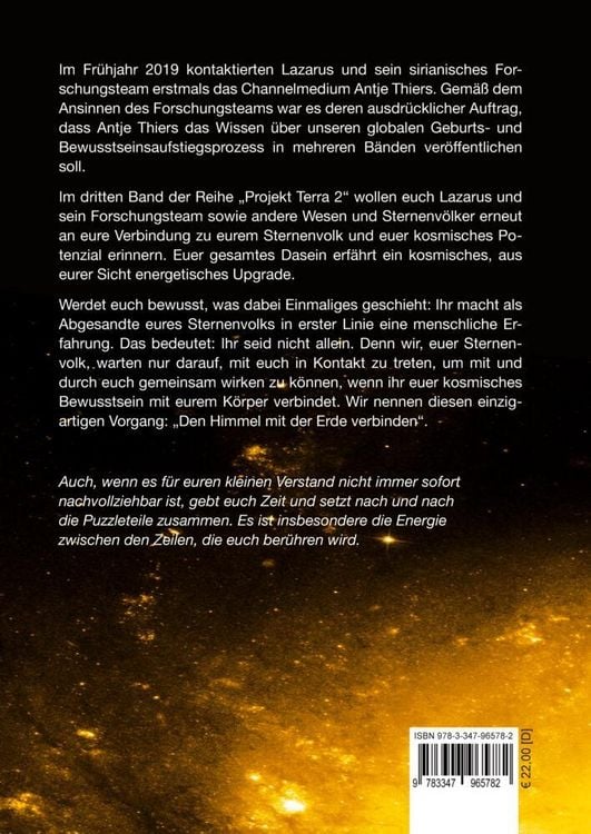 Produktbild: PROJEKT TERRA 2 - Botschaften aus dem Licht vom Sirius - Eine Bewusstseinsschule der neuen Zeit. Band 3