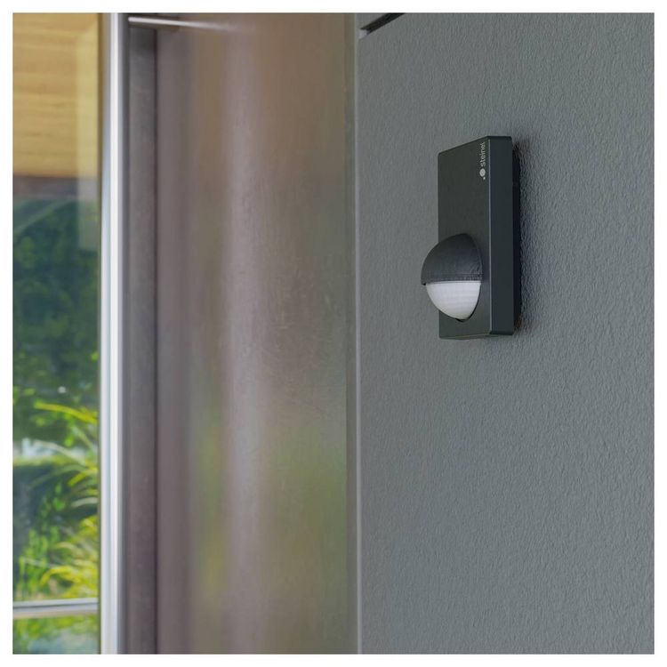 Produktbild: Steinel 603113 Wand PIR-Bewegungsmelder Relais Schwarz IP54